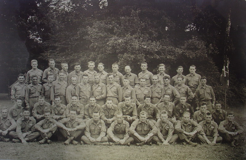 Američtí rangers v D. Lukavici v roce 1945