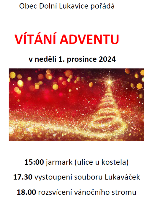 vítrání adventu